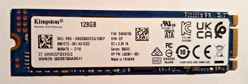 Kingston 128gb sata - kingston, m.2