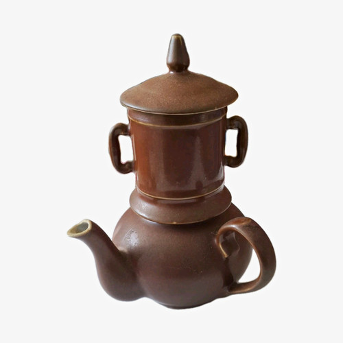 Apil porcelain france brown - porcelain,