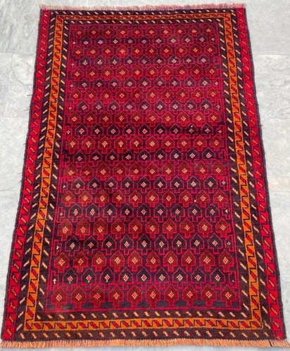 3x4 vintage afghan wool - vintage,