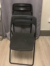 Ikea nisse black - black, chair