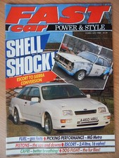 Fast Car February 1988 Sierra Escort RS2000 Cosworth Mk1 Pinto Turbo MG Metro