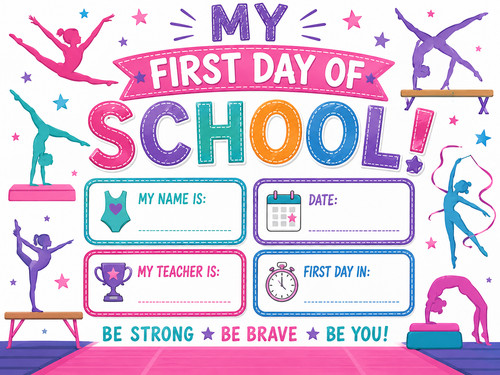 First day school board - day,