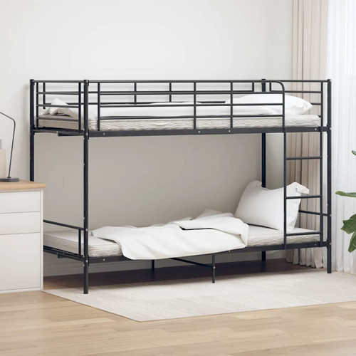 Bunk bed black metal - bed,