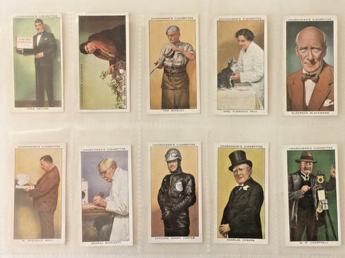 Churchman cigarette cards - churchman's,