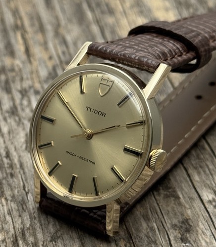 Beautiful tudor 9ct gold mens - tudor,