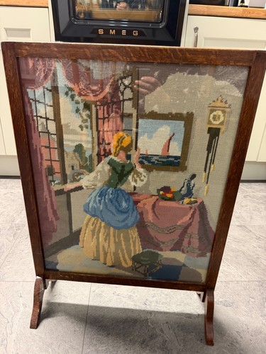 Vintage 1930s oak - vintage, glazed
