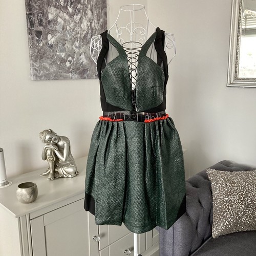 Three floor green shimmer - green,