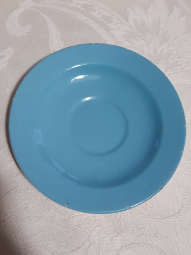 Pair tams pottery saucers - of,