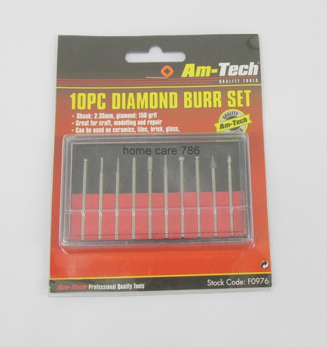 New 10pc diamond burr - 10pc,