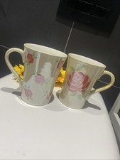 Whittard Of Chelsea Lustre Finish Mugs Hand painted