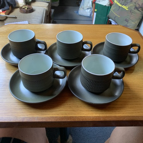 Denby chevron green - chevron, stoneware