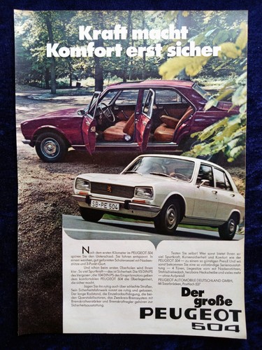 Peugeot 504 with 104 - , hp