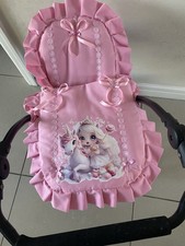 Small Dolls Pink Pram Set