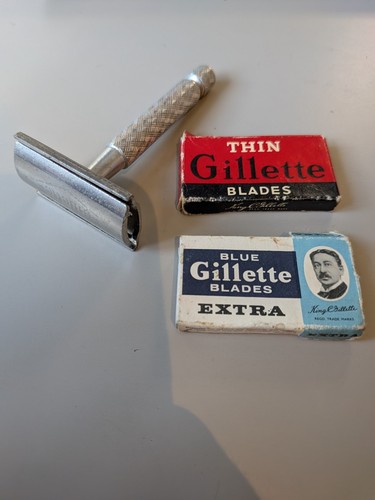 Vintage gillette tech safety - vintage,