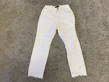 Miss Guided, Women Distressed White Jeans, US Size: 6