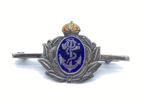 Ww1 sterling silver enamel - ww1,