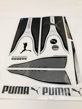 PUMA 3D Cricket bat stickers embossed and chrome