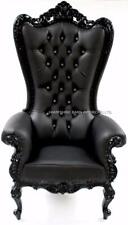 LARGE THRONE CHAIR BLACK