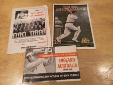 Ashes Tour Programmes