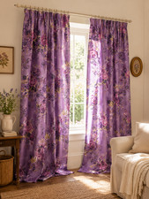 NEXT Purple Floral Curtains