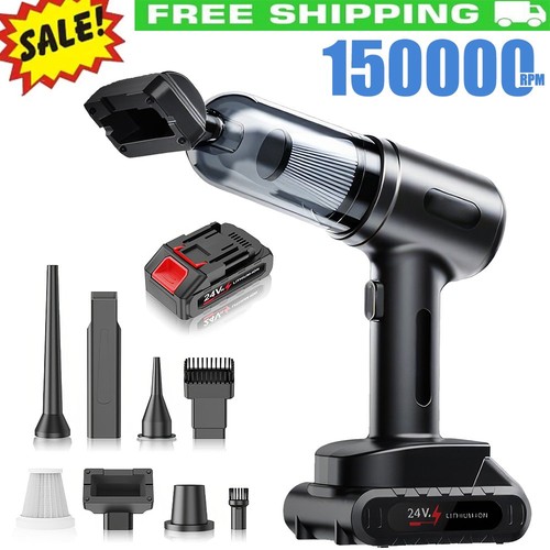 Portable cordless car hoover - portable,