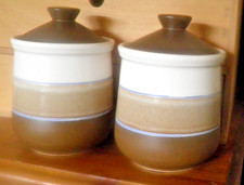 Pair of Lidded Retro Style