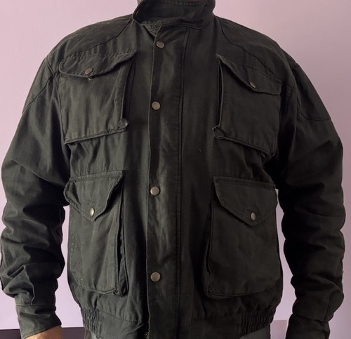 Motorcycle waxed cotton jacket - motorcycle,