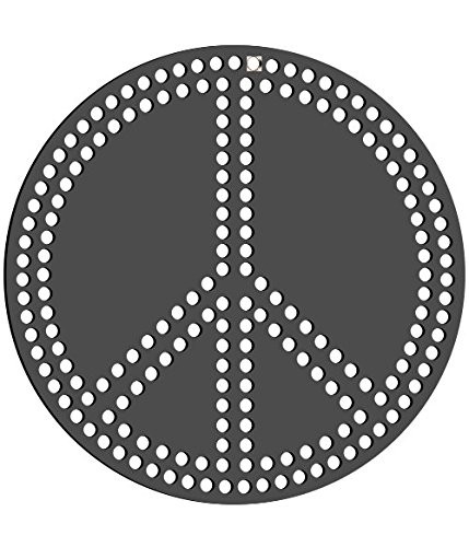 Rhinestone genie peace sign - rhinestone,