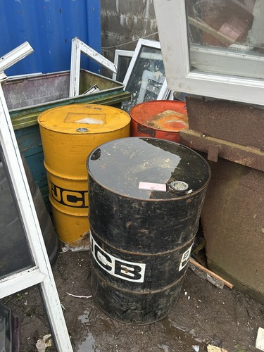 Empty metal oil - metal, litre