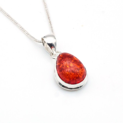 Baltic amber gemstone 925 - gemstone, .925
