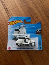 HOT WHEELS VESPA 90 SS SUPER SPRINT (1966) WHITE SUPER RARE MOTORBIKE