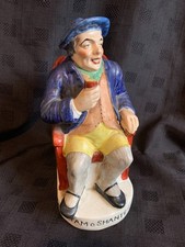 Staffordshire Polychrome Toby Character Jug Scottish Tam O'Shanter