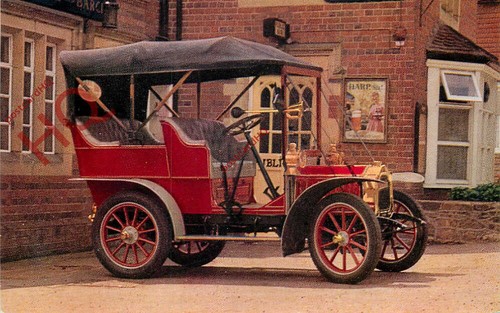 Picture postcard vintage car - picture,