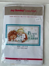 Joy sunday cross stitch kit - cross,