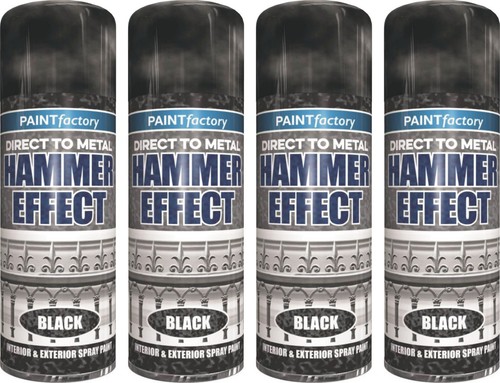 400ml hammer effect black - 400ml,