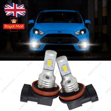 For Ford Focus MK3 2011-on 2X H11 H8 6000K Bright White LED Fog Lamp Bulbs set