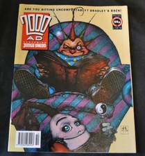 2000AD Comic Issue Prog #825 06/03/93 March 6th 1993 Bradley's Back!