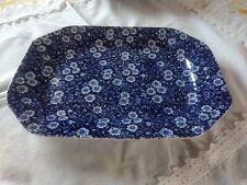 Burleigh Blue Calico Platter /