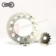 AFAM Steel / Silver Alloy Sprocket Pair to fit KTM 640 LC4 Supermoto 1999-2004