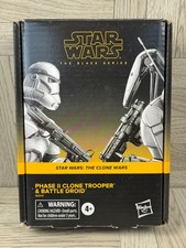 Star Wars - Black Series - Phase II Clone Trooper & Battle Droid - boxed