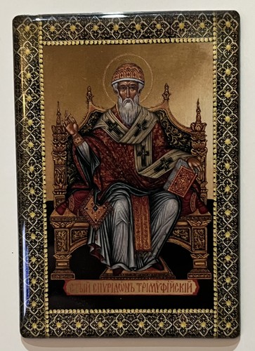 Saint spyridon icon fridge - saint,