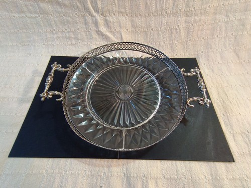 Vintage duralex glass serving - duralex,