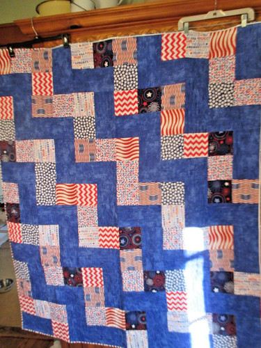 Handcrafted quilted red - quilted,
