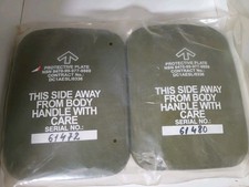 British Army MK2 ECBA OSPREY Ceramic Ballistic Body Plates - protective armour