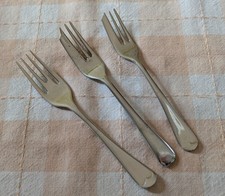 3 Vintage Chrome Plate Cake