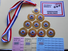 TEN PIN BOWLING MEDALS X 10