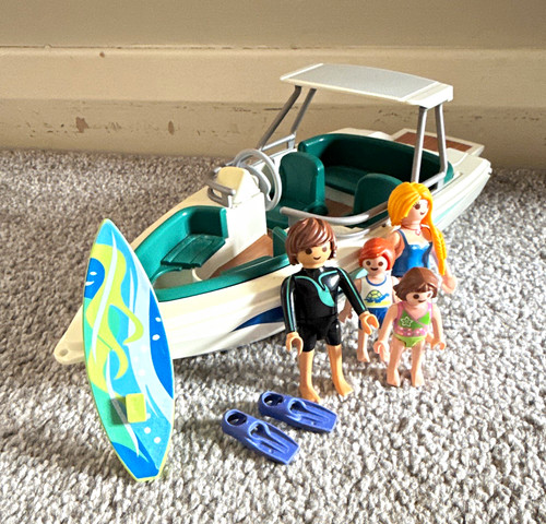 Playmobil speedboat with - playmobil,