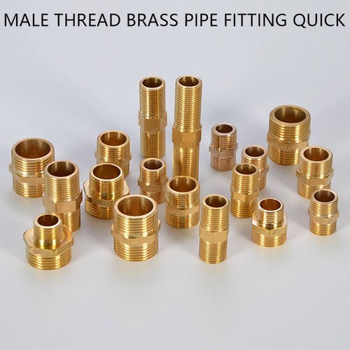 Male thread brass - brass, fitting