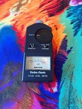Vintage Radio Shack Sound Level Meter 33-2050 ANALOG VU METER display with box