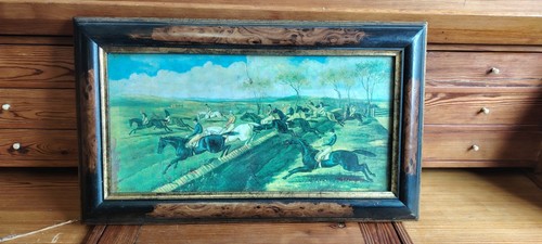 Vintage framed print - framed,